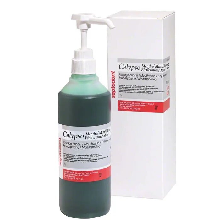 Septodont Calypso Mint Flavored Mouthwash 500ml (With Nozzle)