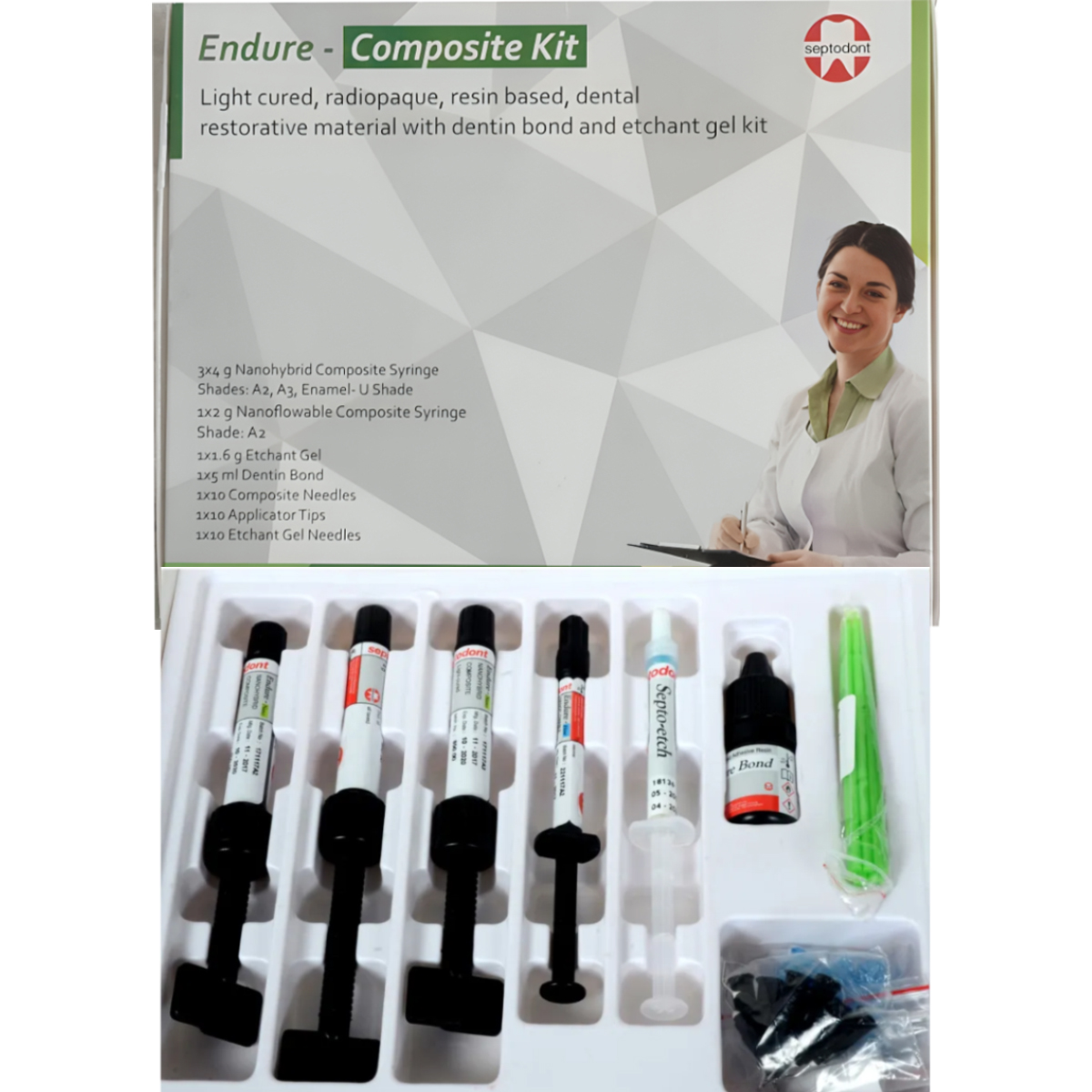 Septodont Endure Nano Hybrid Composite Kit