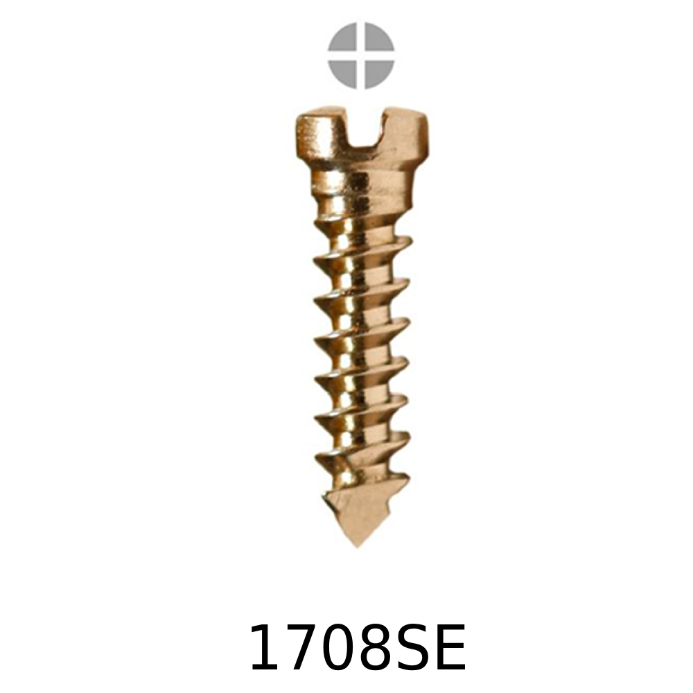 SK Surgicals SS Emergency Screws - 1.7mm x 8mm (1708SE) (Pack of 5  )