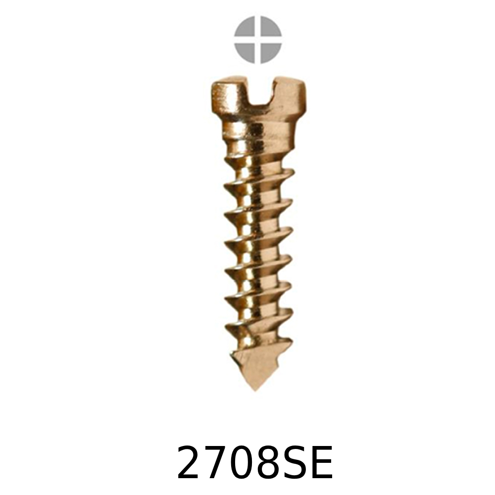 SK Surgicals SS Emergency Screws - 2.7mm x 8mm (2708SE) (Pack of 5  )