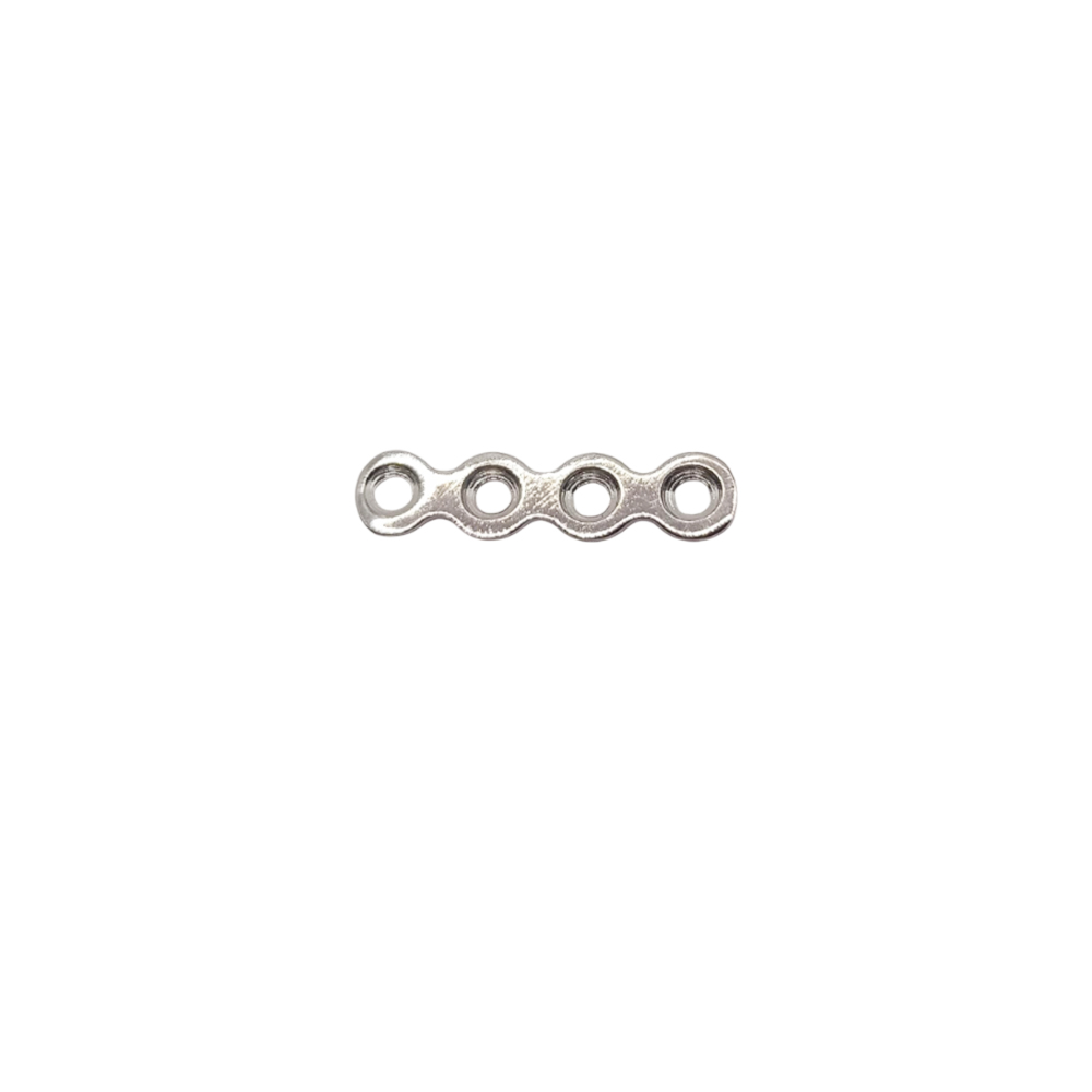 SK Surgicals SS Mini Bone Plates Continuous - 1.5mm (4 Holes) 105.401S (Pack of 2  )