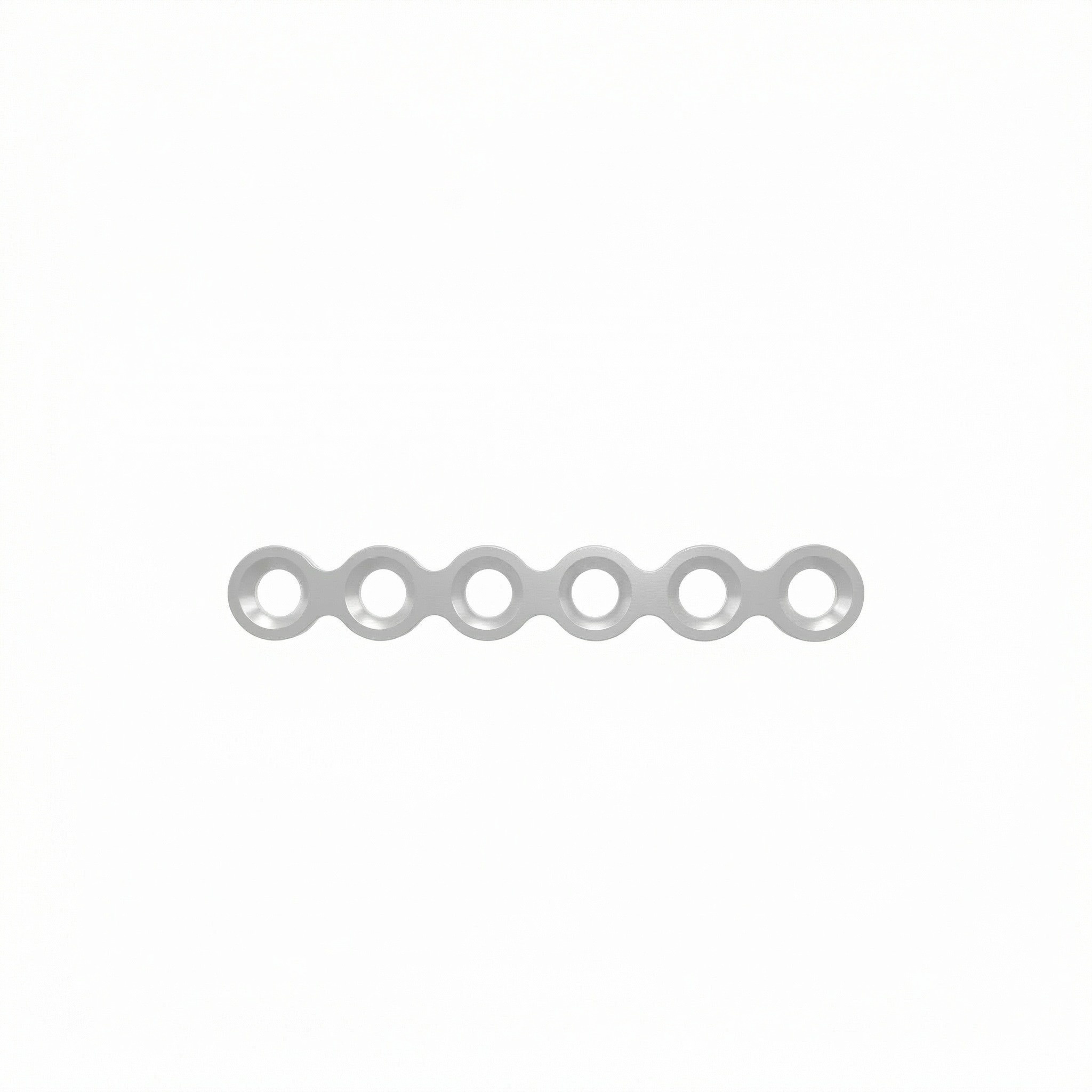 SK Surgicals SS Mini Bone Plates Continuous - 1.5mm (6 Holes) 105.601S (Pack of 2  )