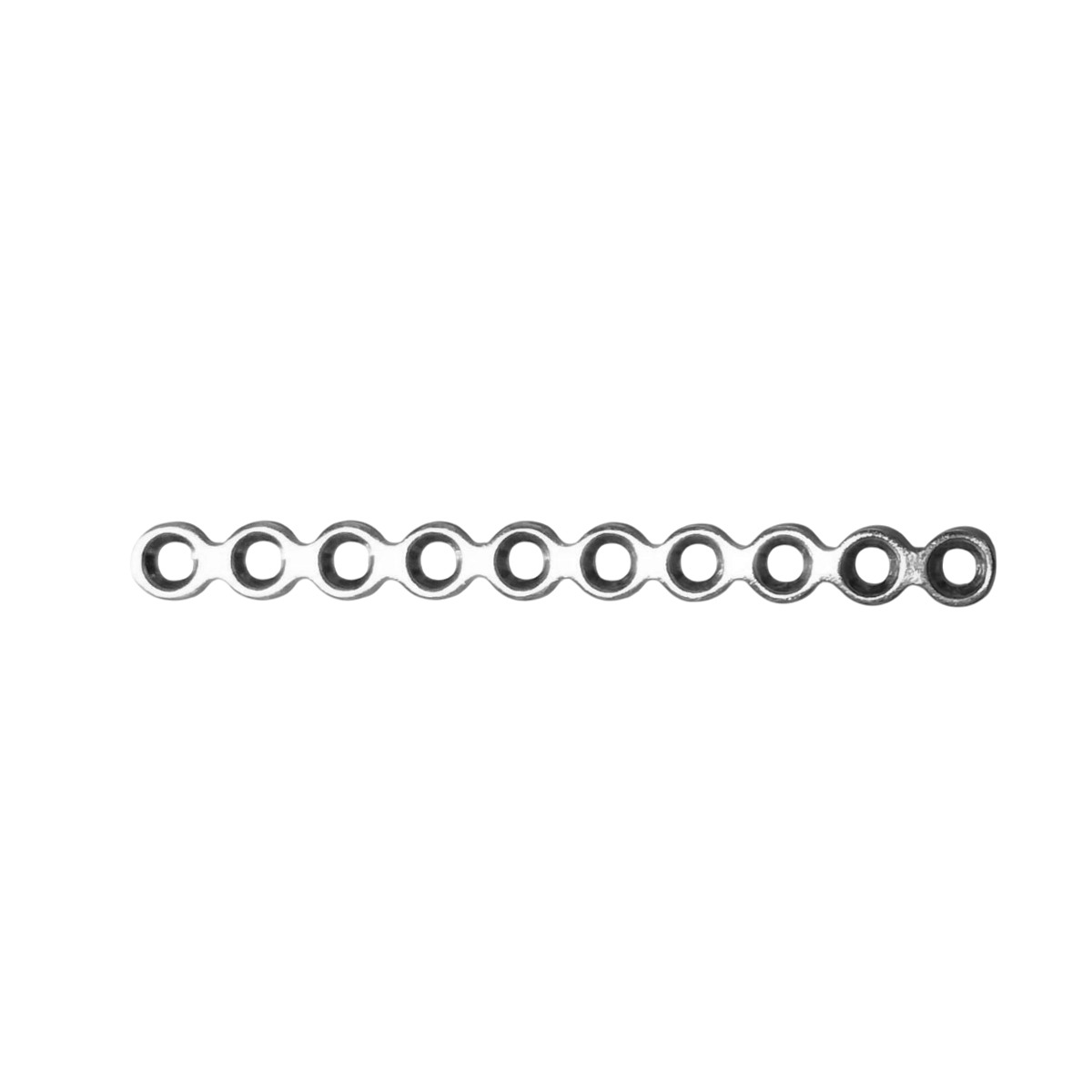 SK Surgicals SS Mini Bone Plates Continuous - 2.5mm (10 Holes) 205.110S