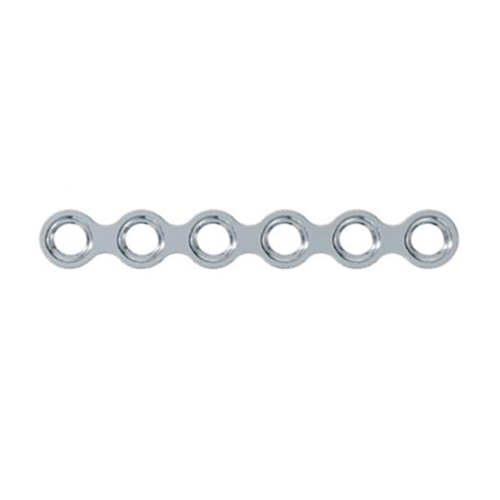 SK Surgicals SS Mini Bone Plates Continuous - 2.5mm (6 Holes) 205.601S