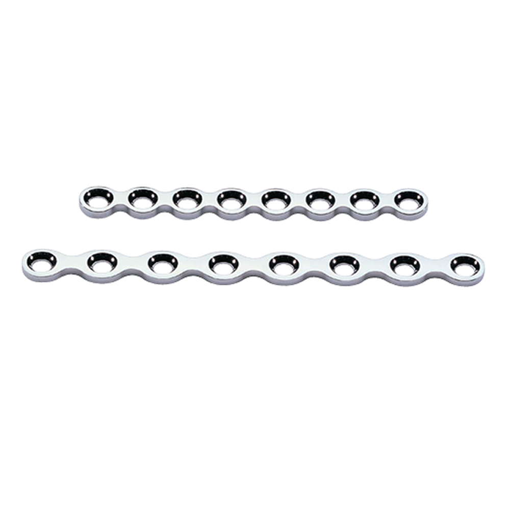 SK Surgicals SS Mini Bone Plates Continuous - 2.5mm (8 Holes) 205.801S