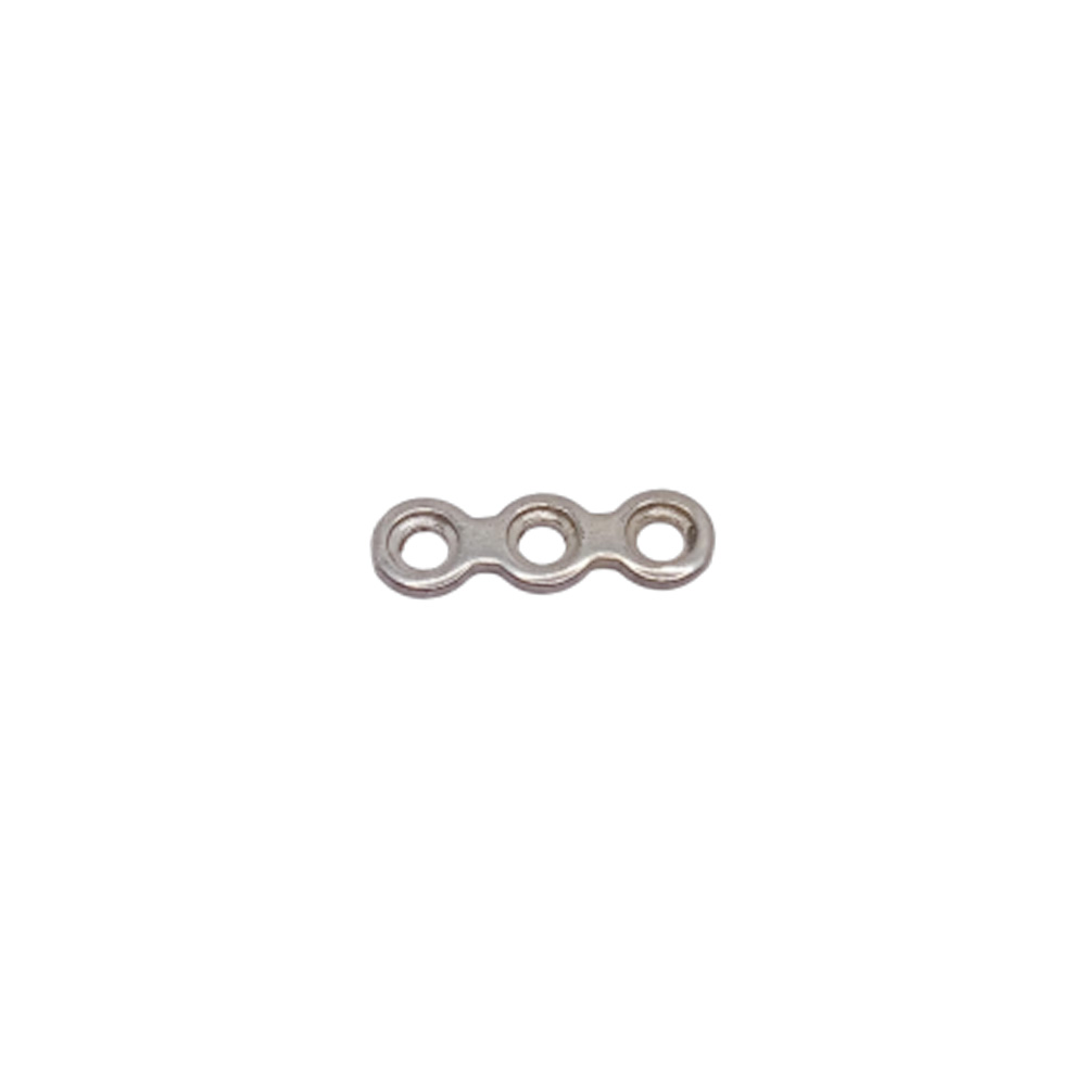 SK Surgicals SS Mini Bone Plates Continuous - 2mm (3 Holes) 200.301S