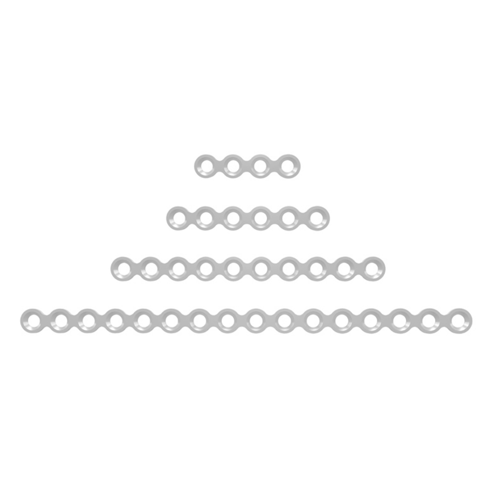 SK Surgicals SS Mini Bone Plates Continuous - 2mm (Pack of 2)
