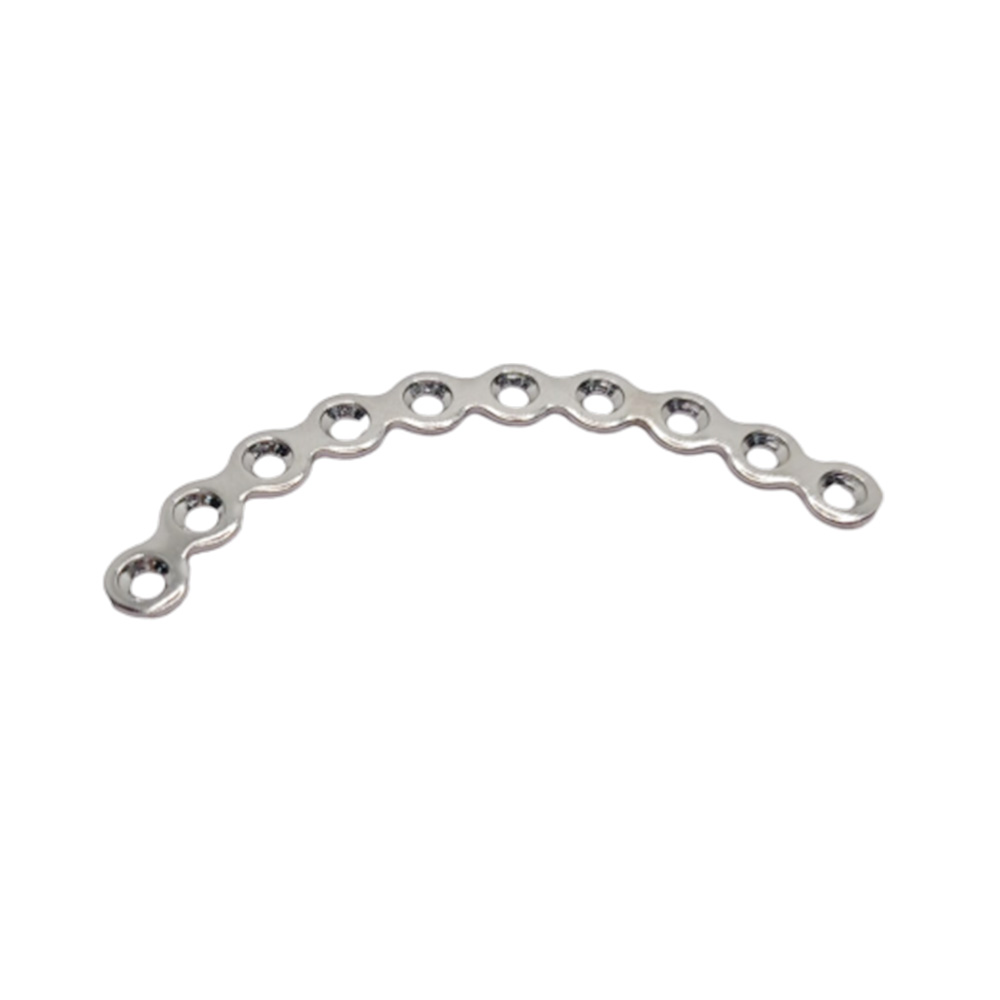 SK Surgicals SS Mini Bone Plates Orbital Continuous - 1.5mm (10 Holes) 105.1011S