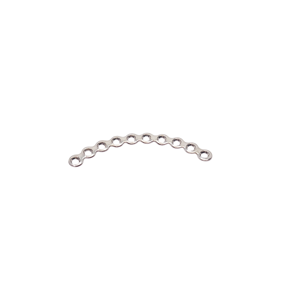 SK Surgicals SS Mini Bone Plates Orbital Continuous - 2mm (10 Holes) 200.101S