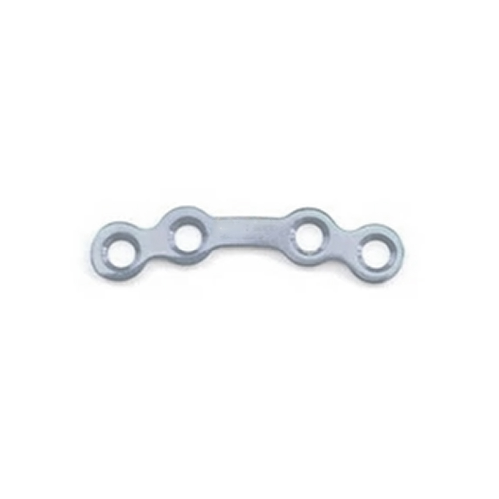 SK Surgicals SS Mini Bone Plates Orbital With Gap - 2mm (4 Holes) 200.410S (Pack of 2  )