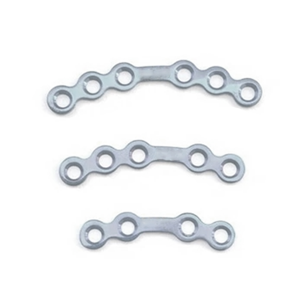 SK Surgicals SS Mini Bone Plates Orbital With Gap - 2mm (Pack of 2)