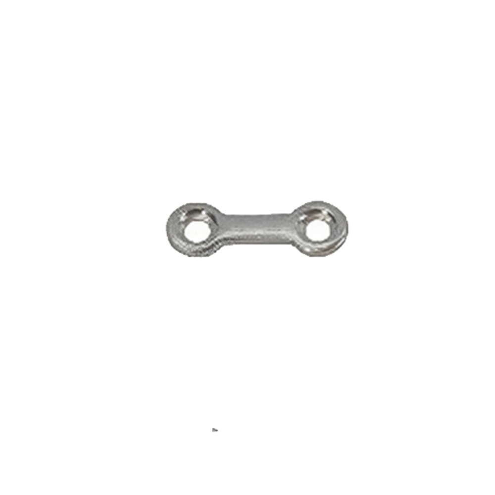 SK Surgicals SS Mini Bone Plates With Gap - 1.5mm (2 Holes) 105.200S (Pack of 2  )