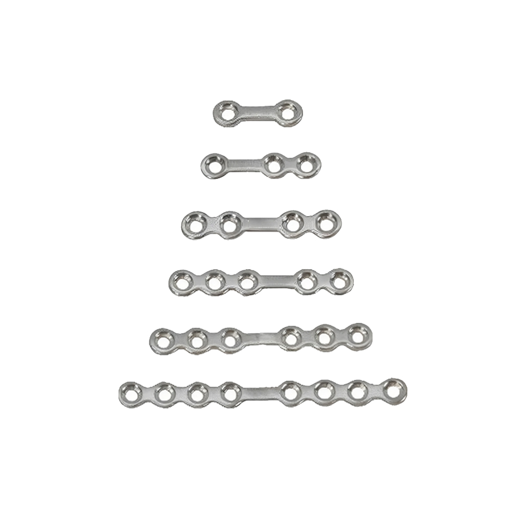 SK Surgicals SS Mini Bone Plates With Gap - 1.5mm (Pack of 2)