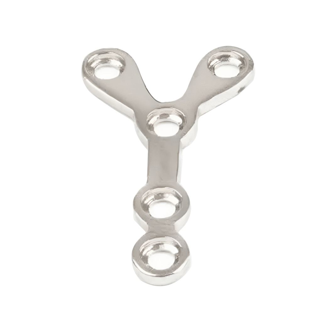 SK Surgicals SS Mini Bone Plates Y Shape - 1.5mm (5 Holes) 105.480S (Pack of 2)