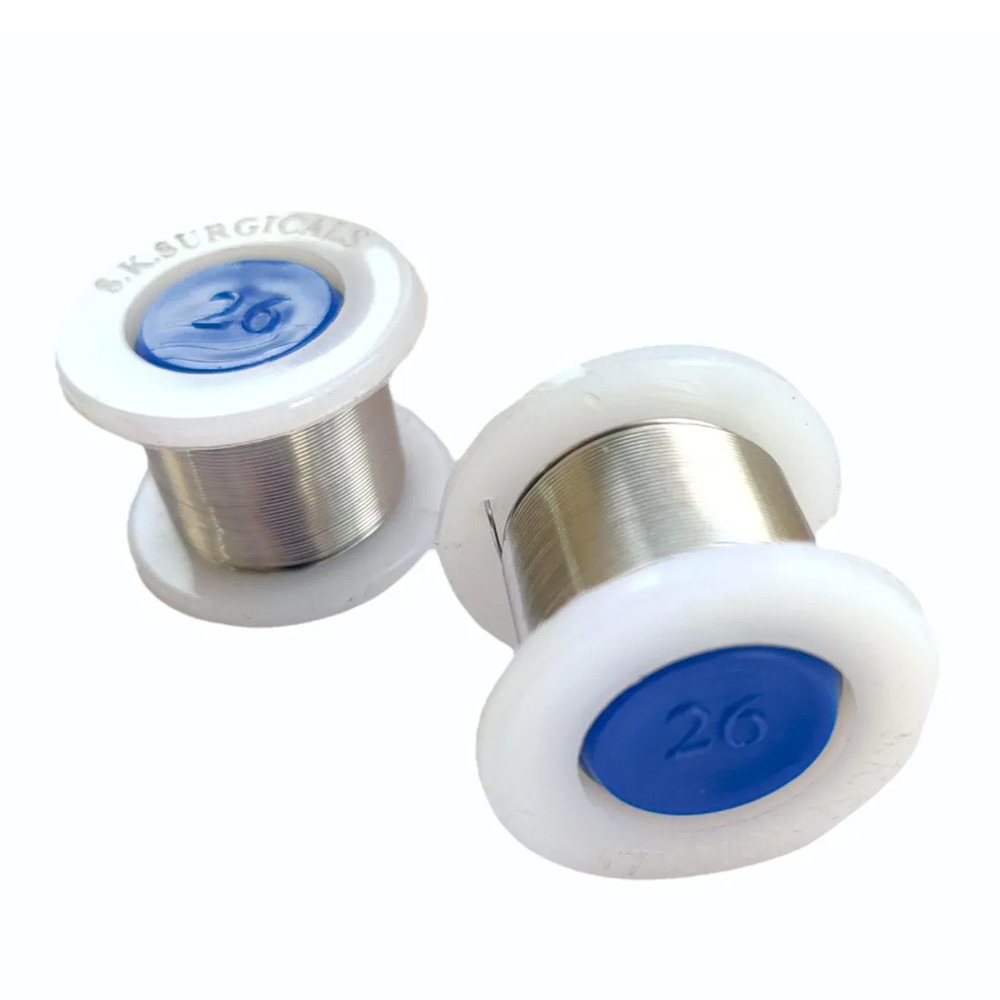 SK Surgicals SS Wire Reel - 26 Gauge (513.026) (Pack of 2  )