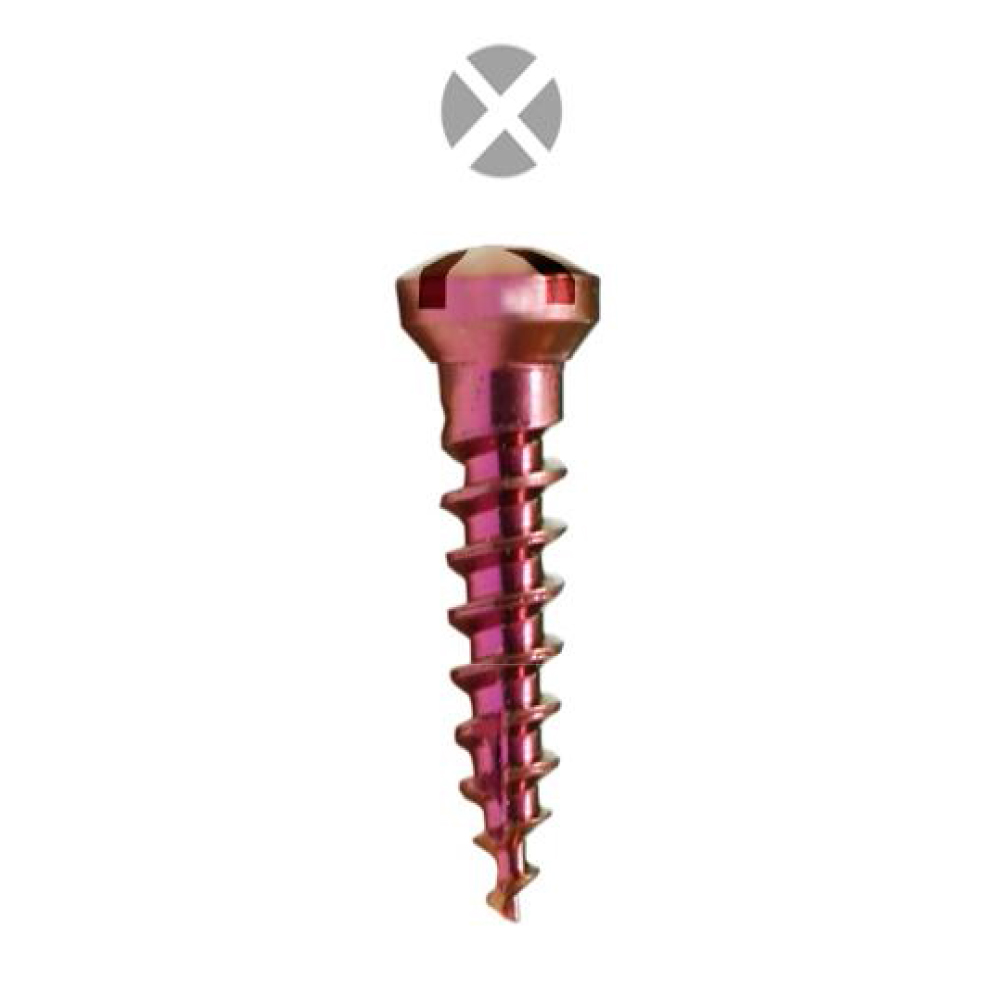 SK Surgicals Titanium Cross Head Screws - 1.5mm x 10mm (15010TC)