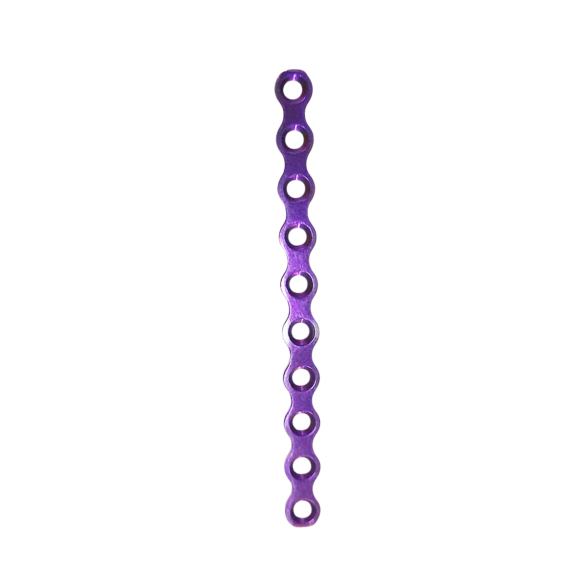 SK Surgicals Titanium Mini Bone Plates Continuous - 1.5mm (10 Holes) 105.110T (Pack of 2  )