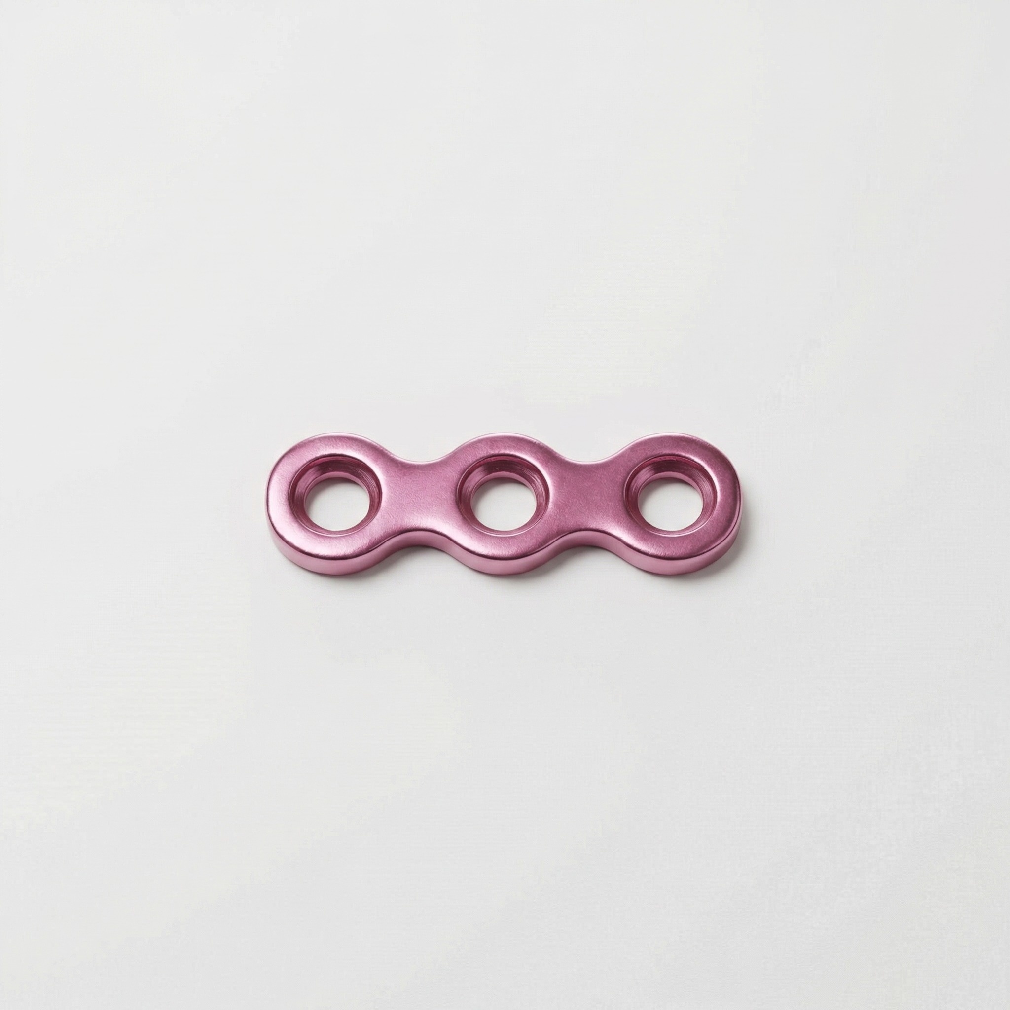 SK Surgicals Titanium Mini Bone Plates Continuous - 1.5mm (3 Holes) 105.301T (Pack of 2  )