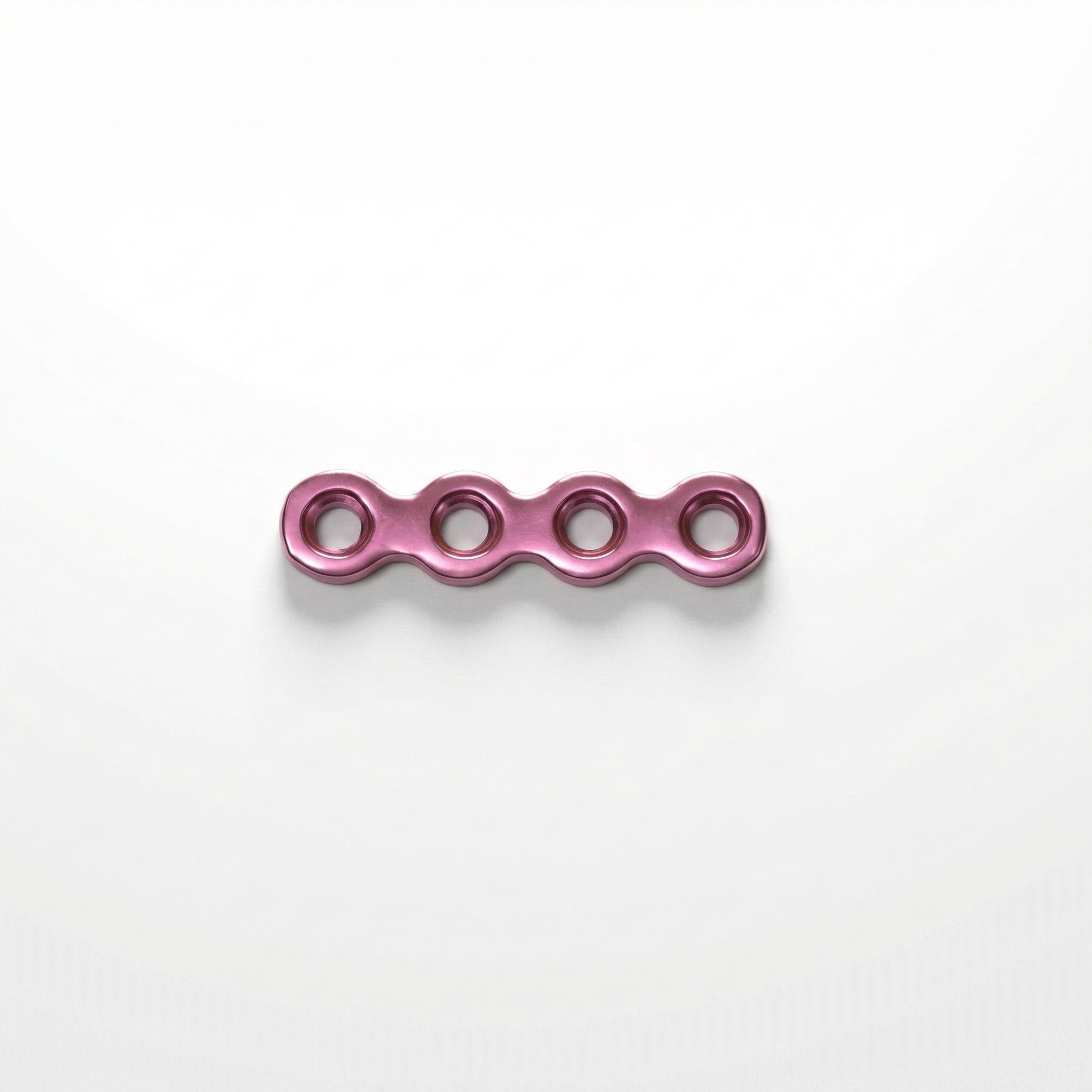 SK Surgicals Titanium Mini Bone Plates Continuous - 1.5mm (4 Holes) 105.401T (Pack of 2  )