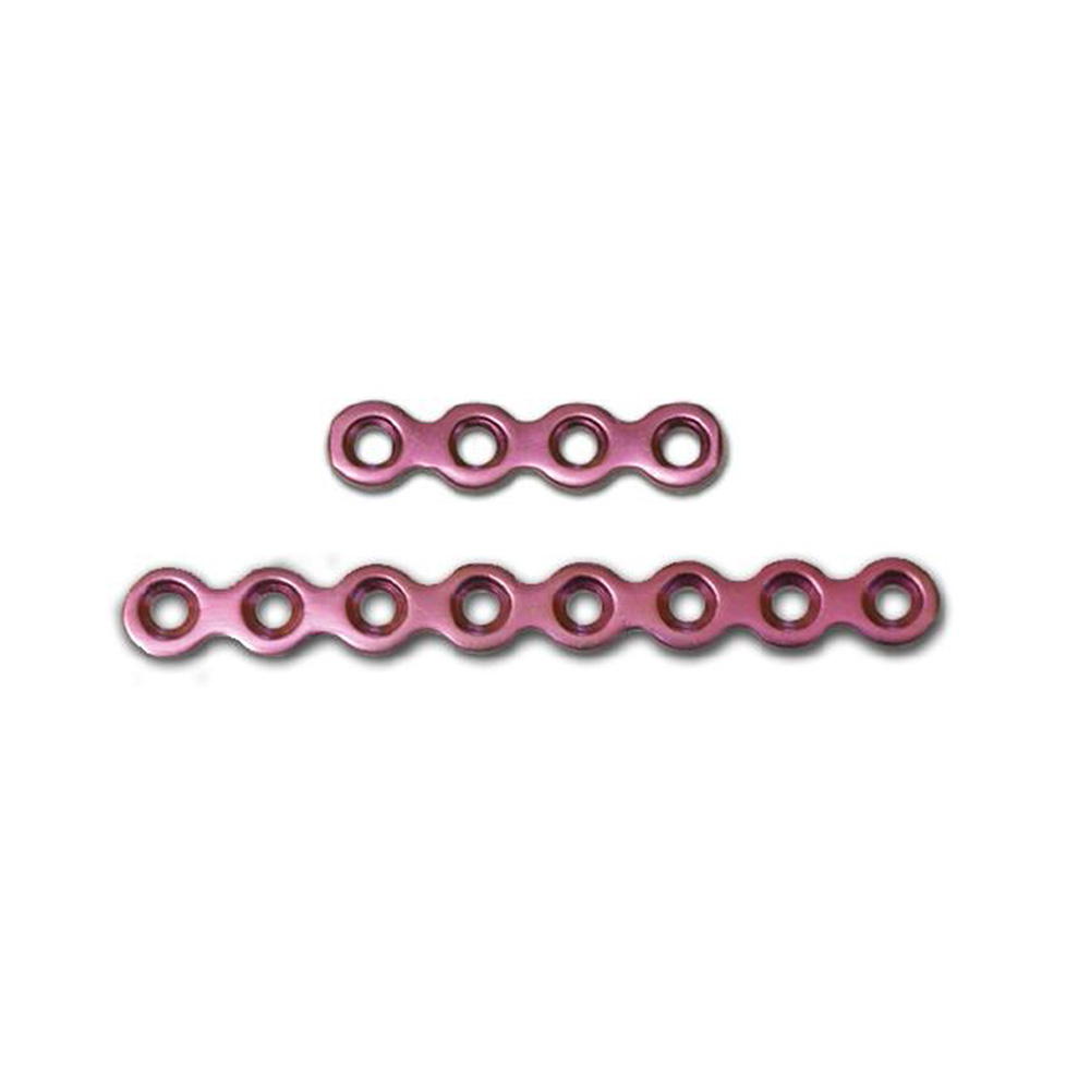 SK Surgicals Titanium Mini Bone Plates Continuous - 1.5mm (Pack of 2)