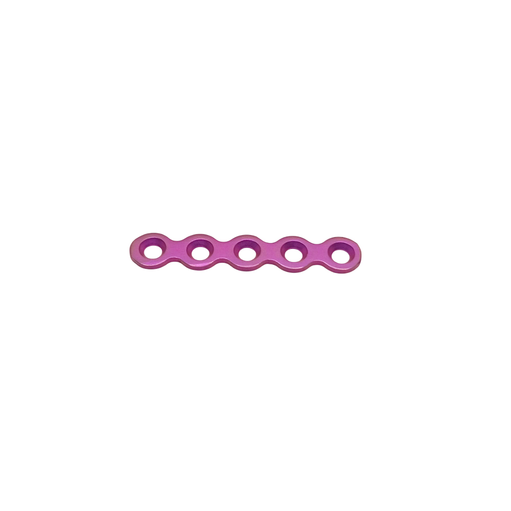 SK Surgicals Titanium Mini Bone Plates Continuous - 1.5mm (5 Holes) 105.501T