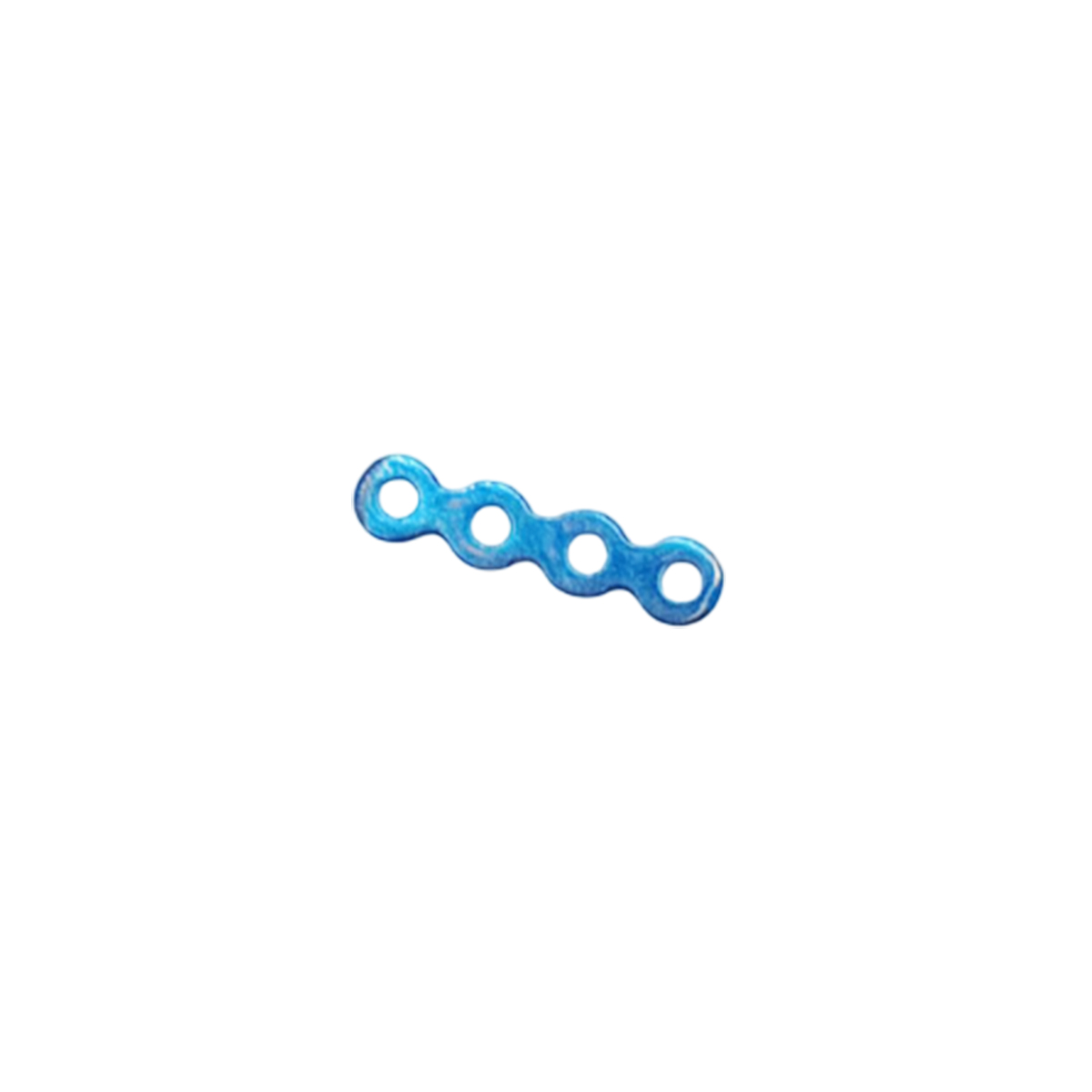 SK Surgicals Titanium Mini Bone Plates Continuous - 2.5mm (4 Holes) 205.401T (Pack of 2  )