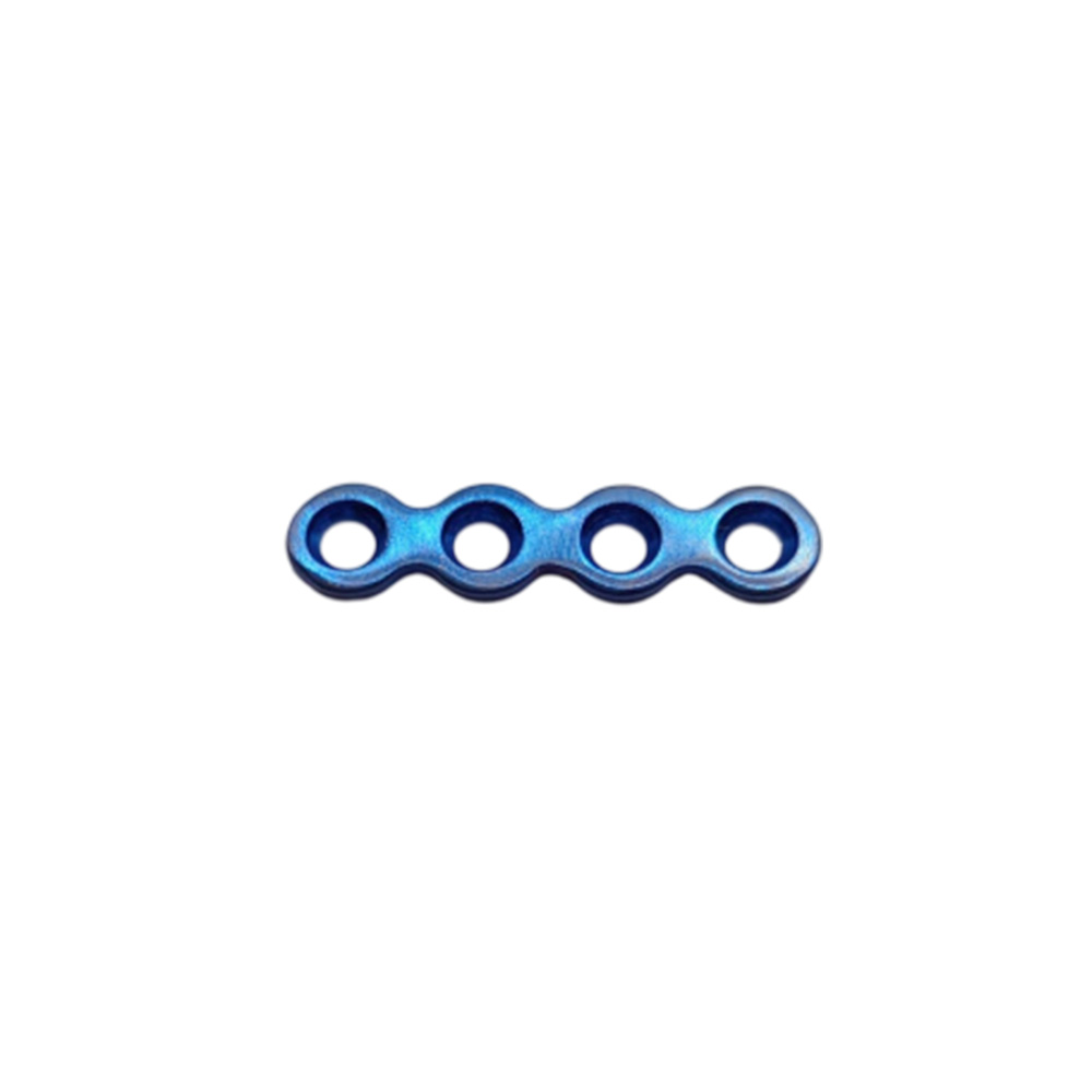 SK Surgicals Titanium Mini Bone Plates Continuous - 2mm (4 Holes) 200.401T