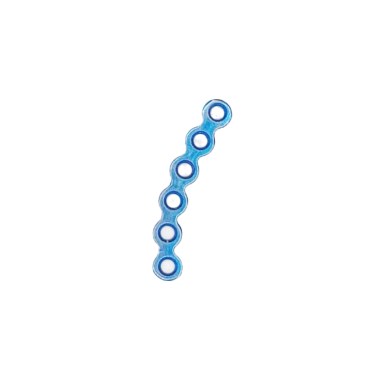 SK Surgicals Titanium Mini Bone Plates Orbital Continuous - 2mm (6 Holes) 200.611T (Pack of 2  )