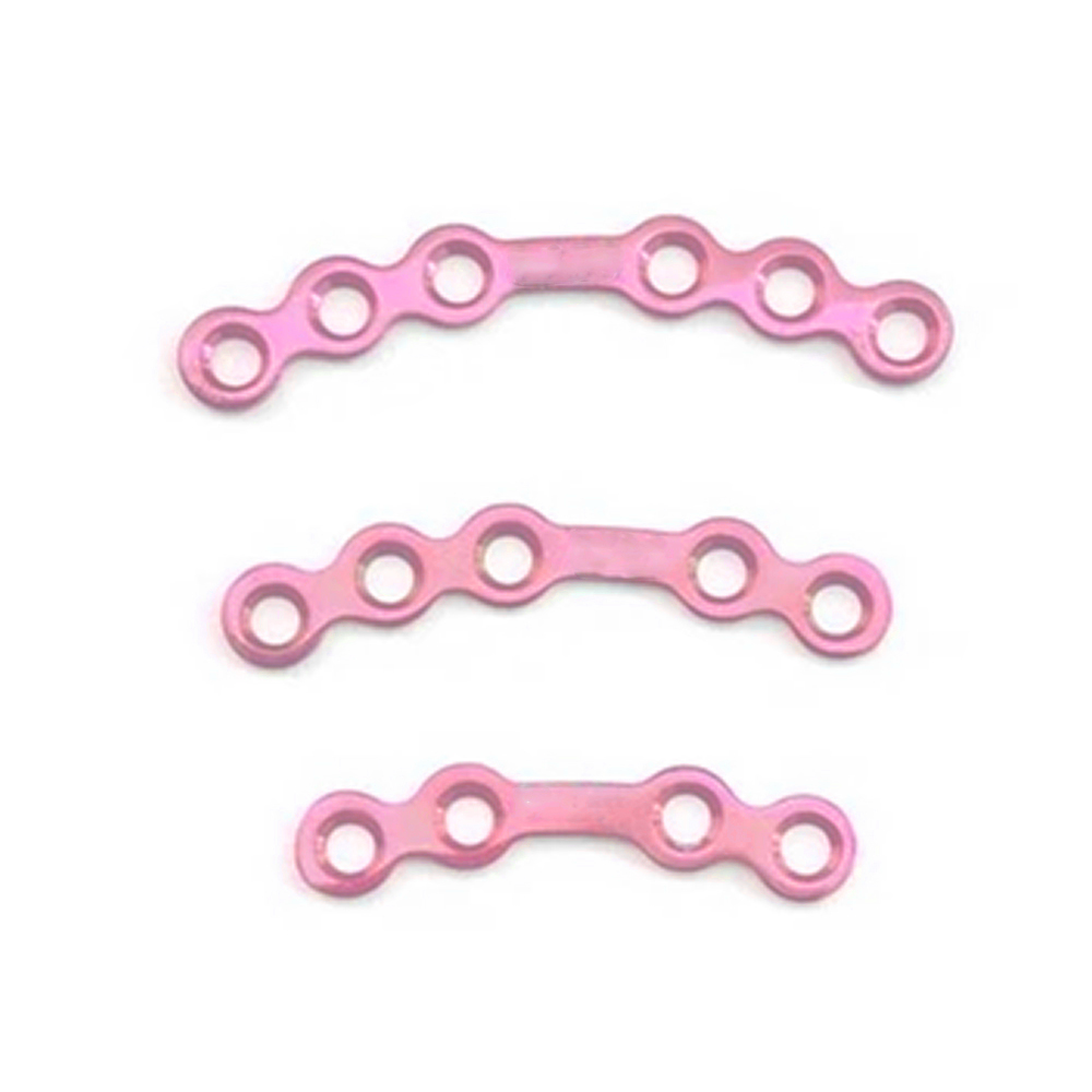 SK Surgicals Titanium Mini Bone Plates Orbital With Gap - 1.5mm (Pack of 2)
