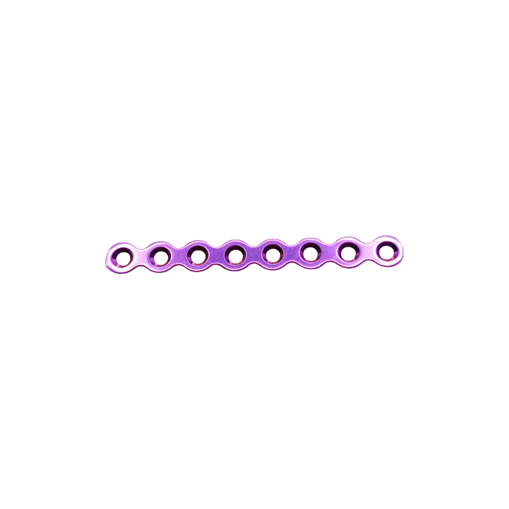 SK Surgicals Titanium Mini Bone Plates With Gap - 1.5mm (8 Holes) 105.800T