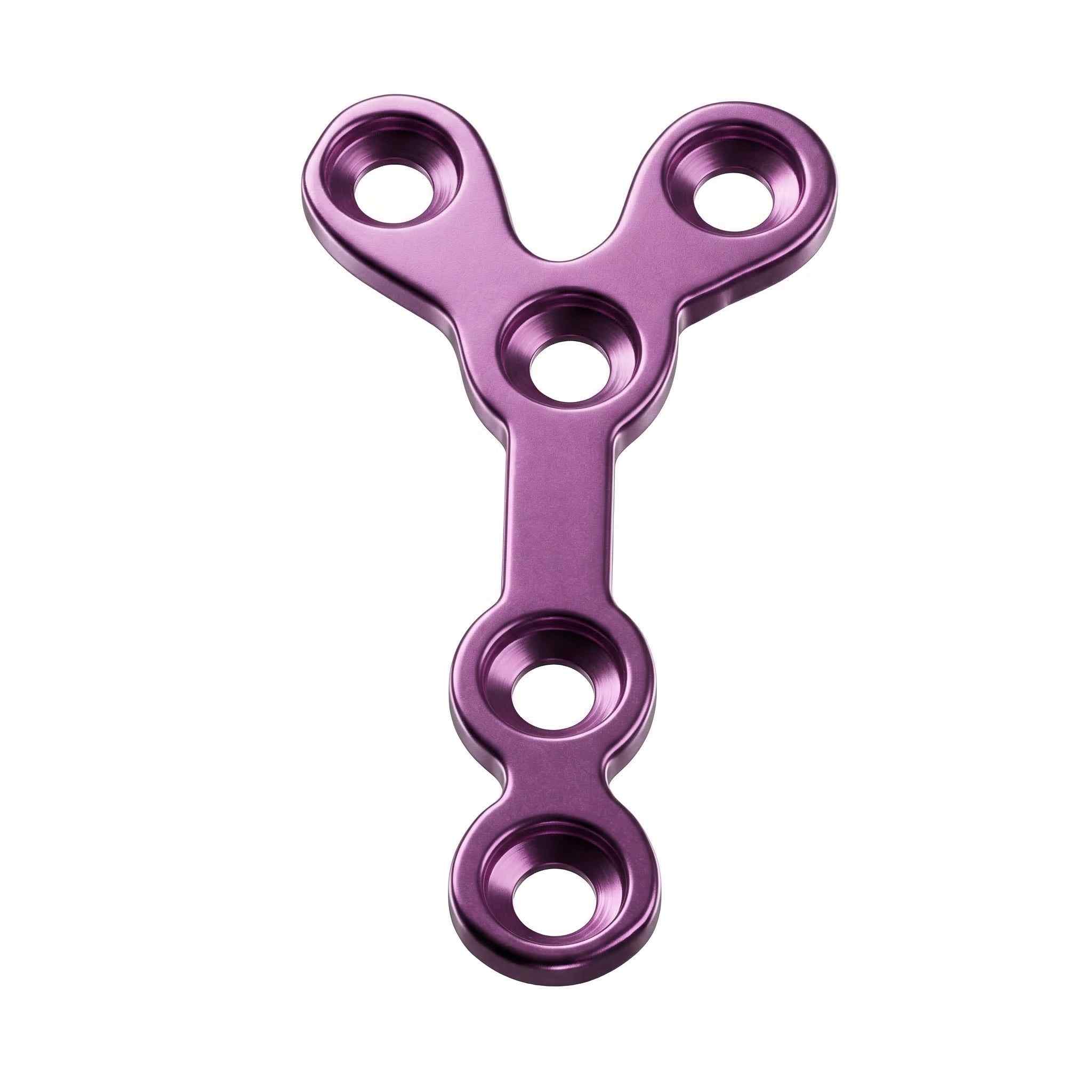 SK Surgicals Titanium Mini Bone Plates Y Shape 1.5mm (5 Holes) -105.480T (Pack of 2)