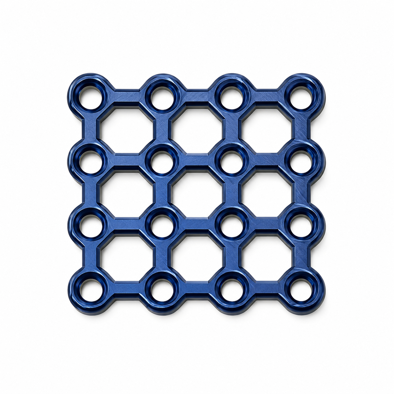 SK Surgicals Titanium Mini Bone Locking Plates Continuous - 2mm (16 Holes) 200.12016T