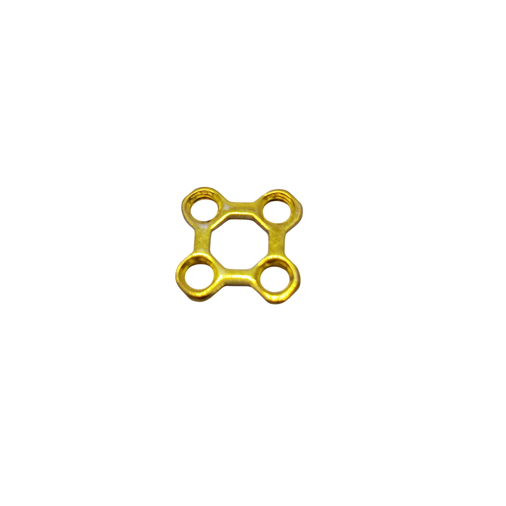 SK Surgicals Titanium Mini Bone Locking 3D Plates - 2mm (4 Holes) 300.400TL