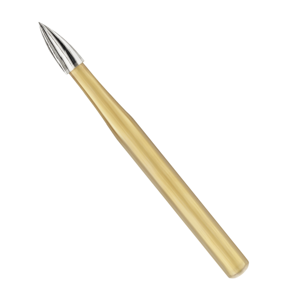 SS White Flame Finishing Bur-12 Blades #7104 (Pk of 10)