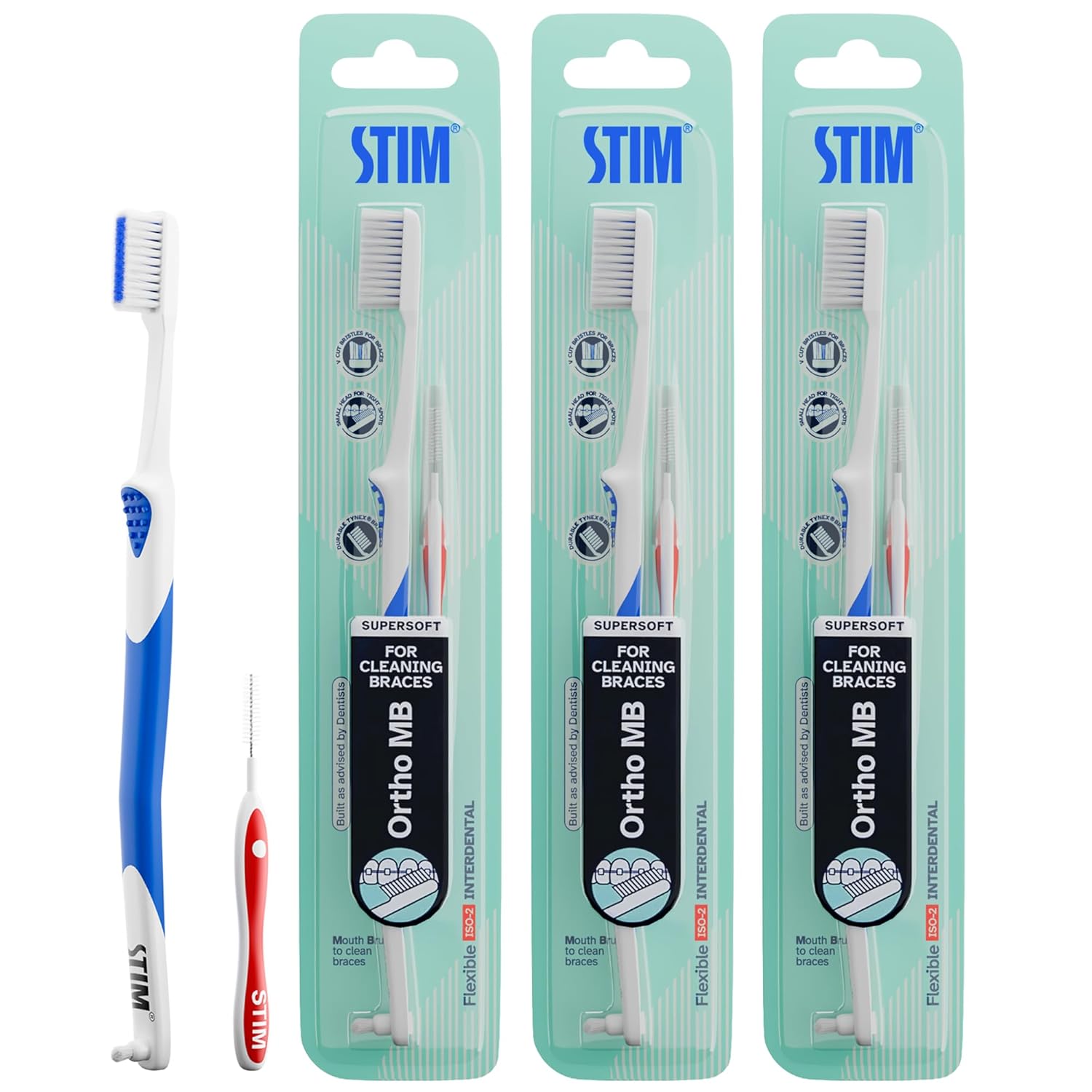 Stim Ortho Mb Brush (Pack Of 12)