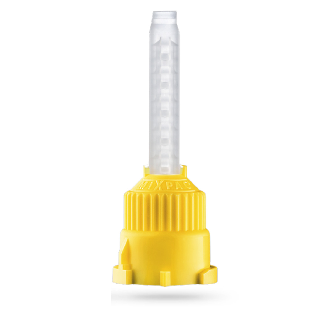 Medmix Mixpac T-Mixer Yellow For Ratios 1:1/2:1