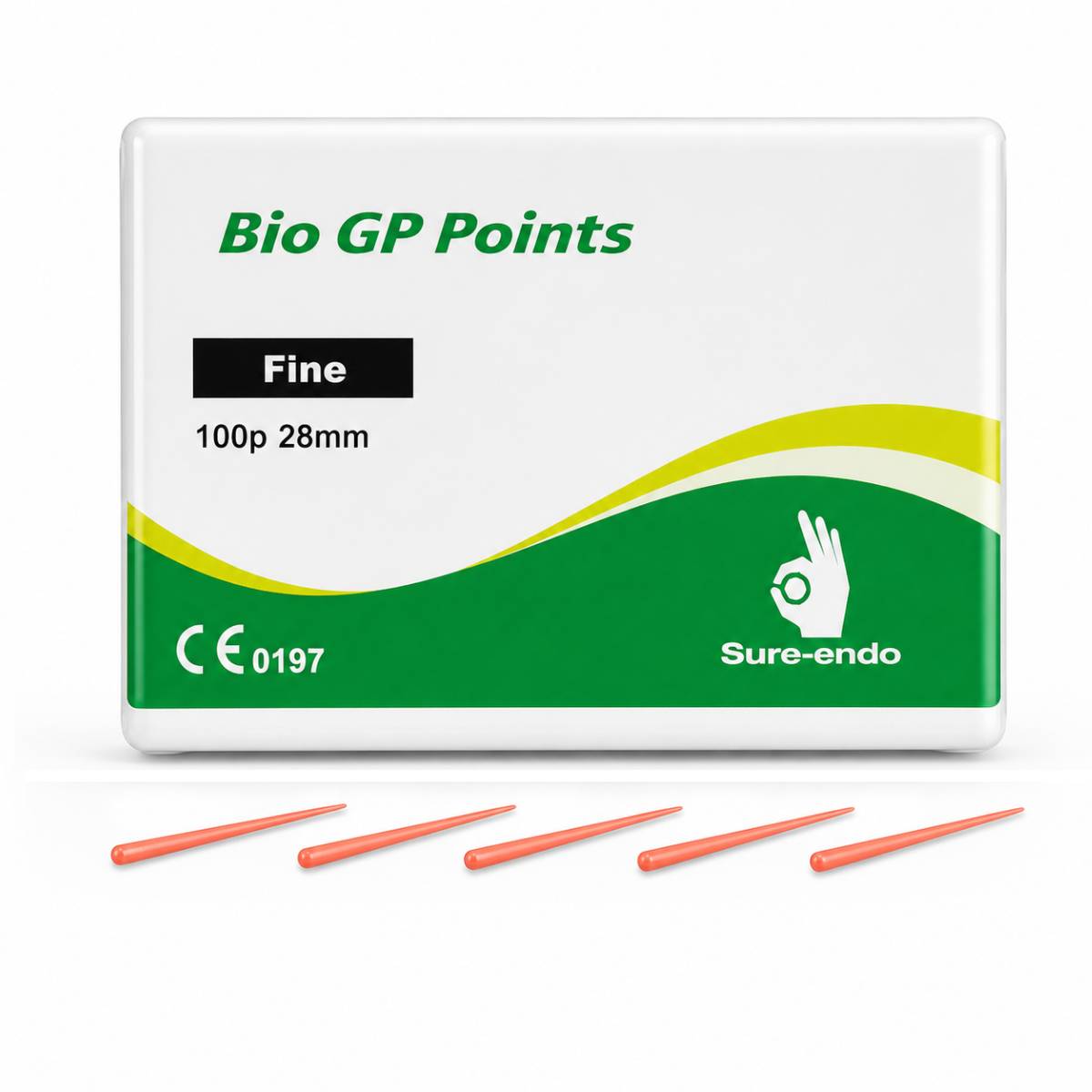 Sure Endo Gutta Percha Non Standardized - Fine (Pack of 100)