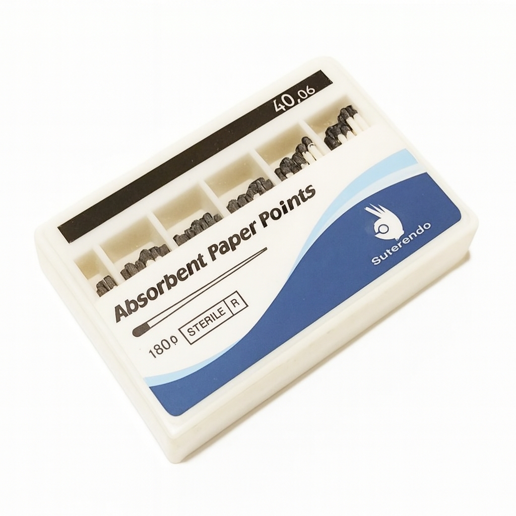 Sure Endo Paper Points Length Marked - 6% #40 (Pack of 180)