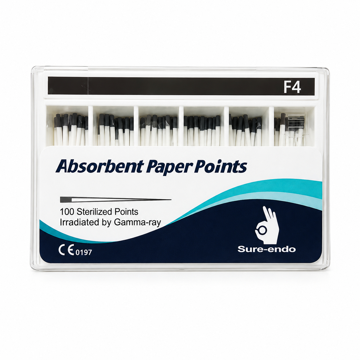 Sure Endo Universal Paper Points F4 (Pack of 100)