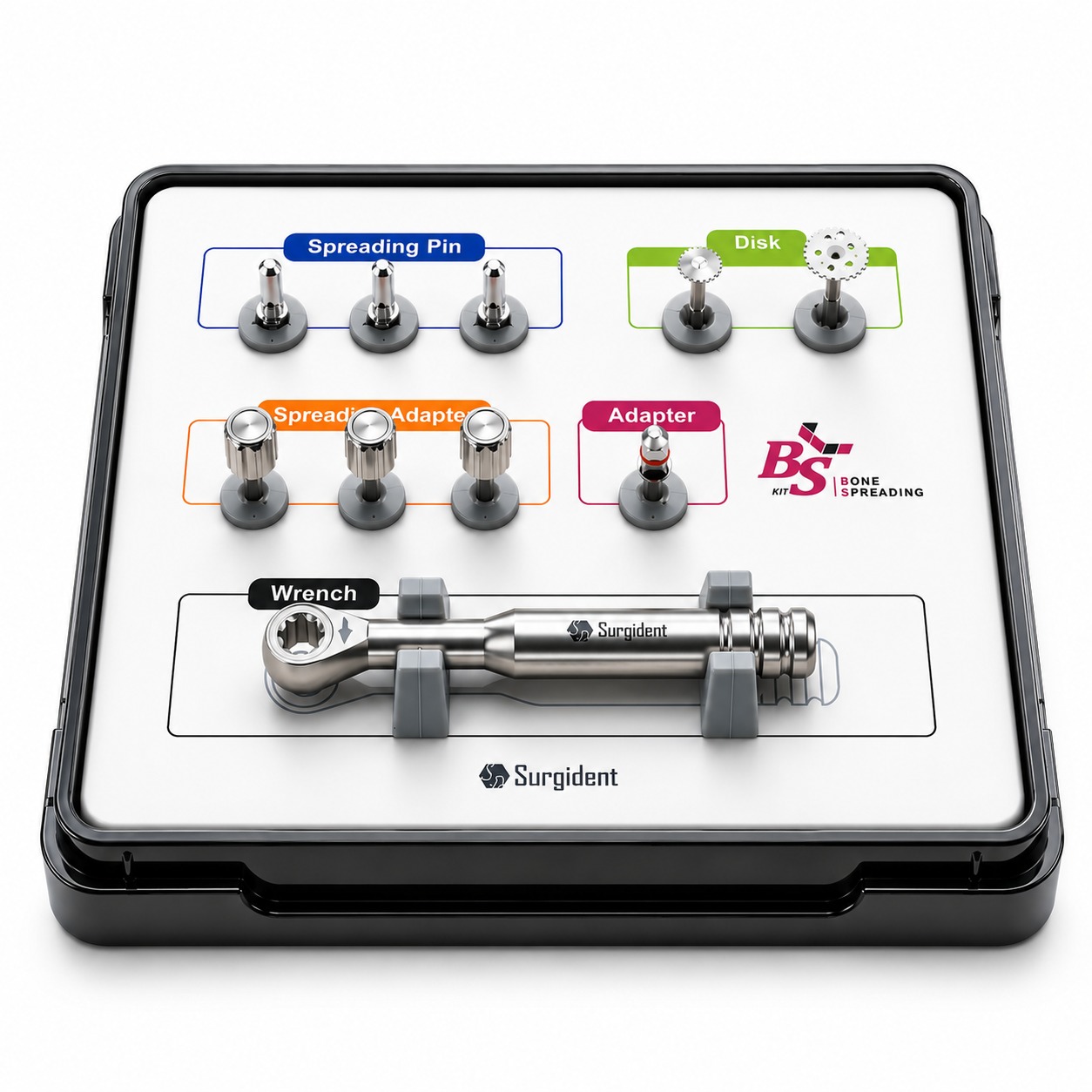 Surgident Bone Spreading Kit for Multiple Implant Placement (SD-BS)