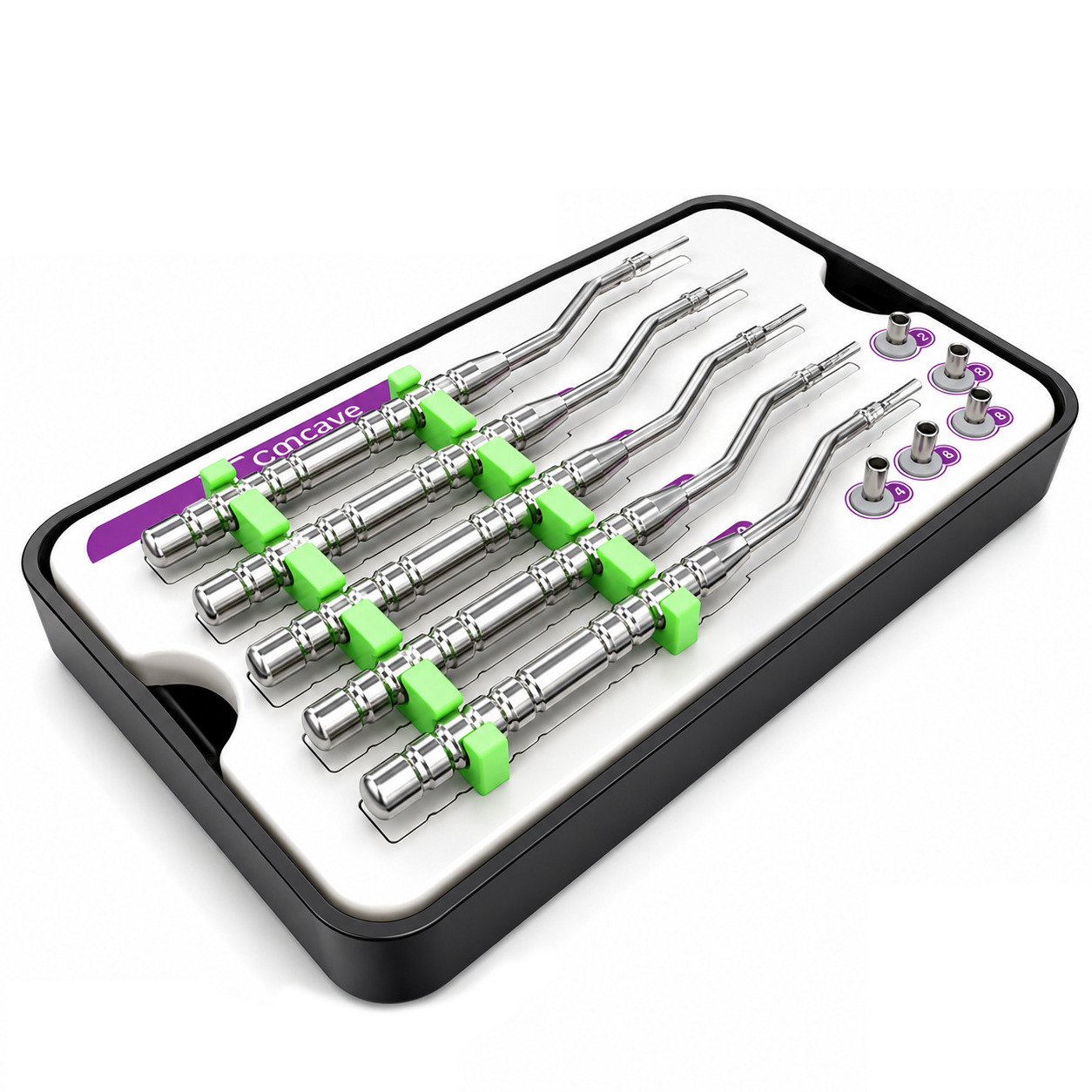 Surgident Concave Osteotome Set - S Set for Sinus Lift (SD-CONCAVE)