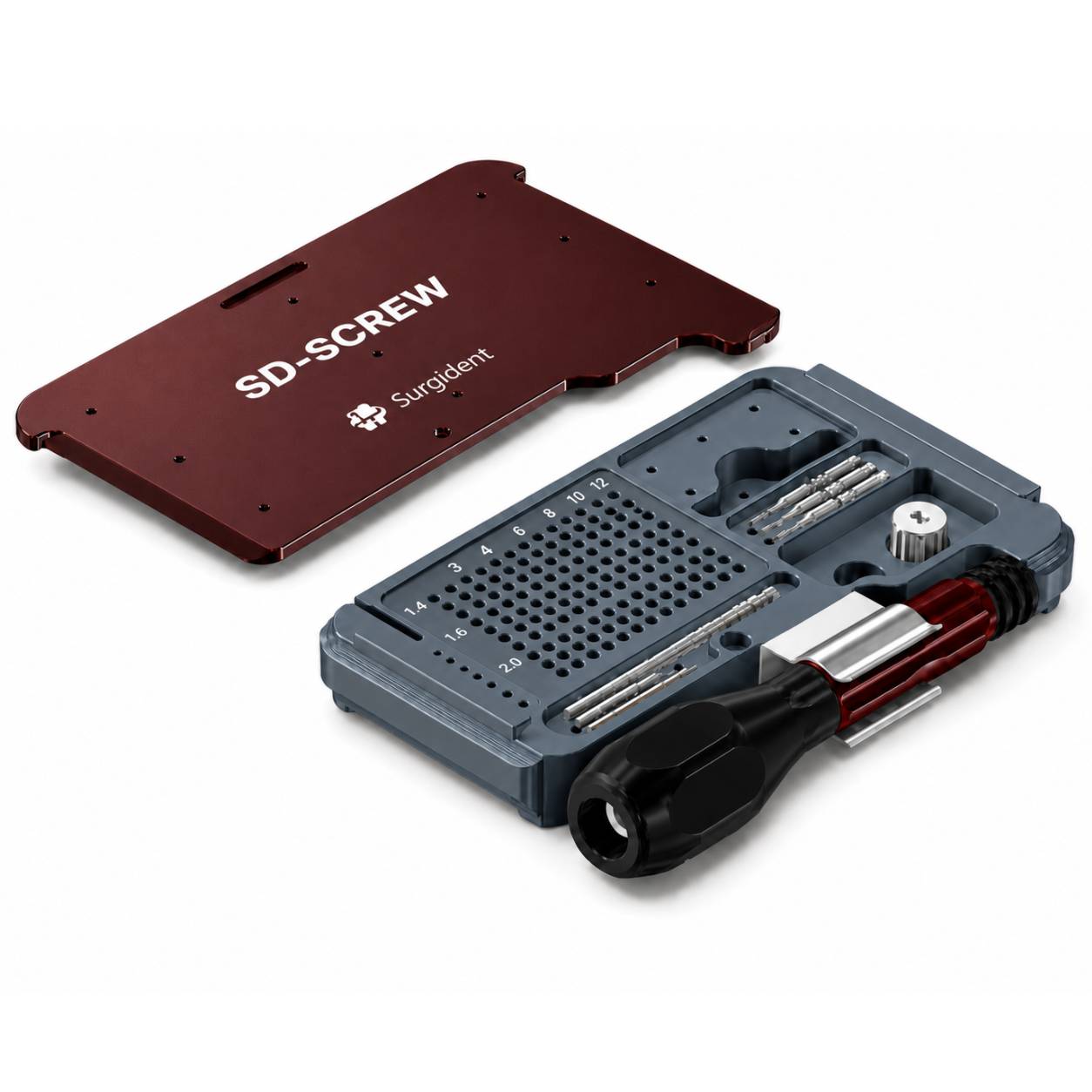 Surgident GBR Screw Standard Kit | 156 Screw Holes (SD-SCRT)