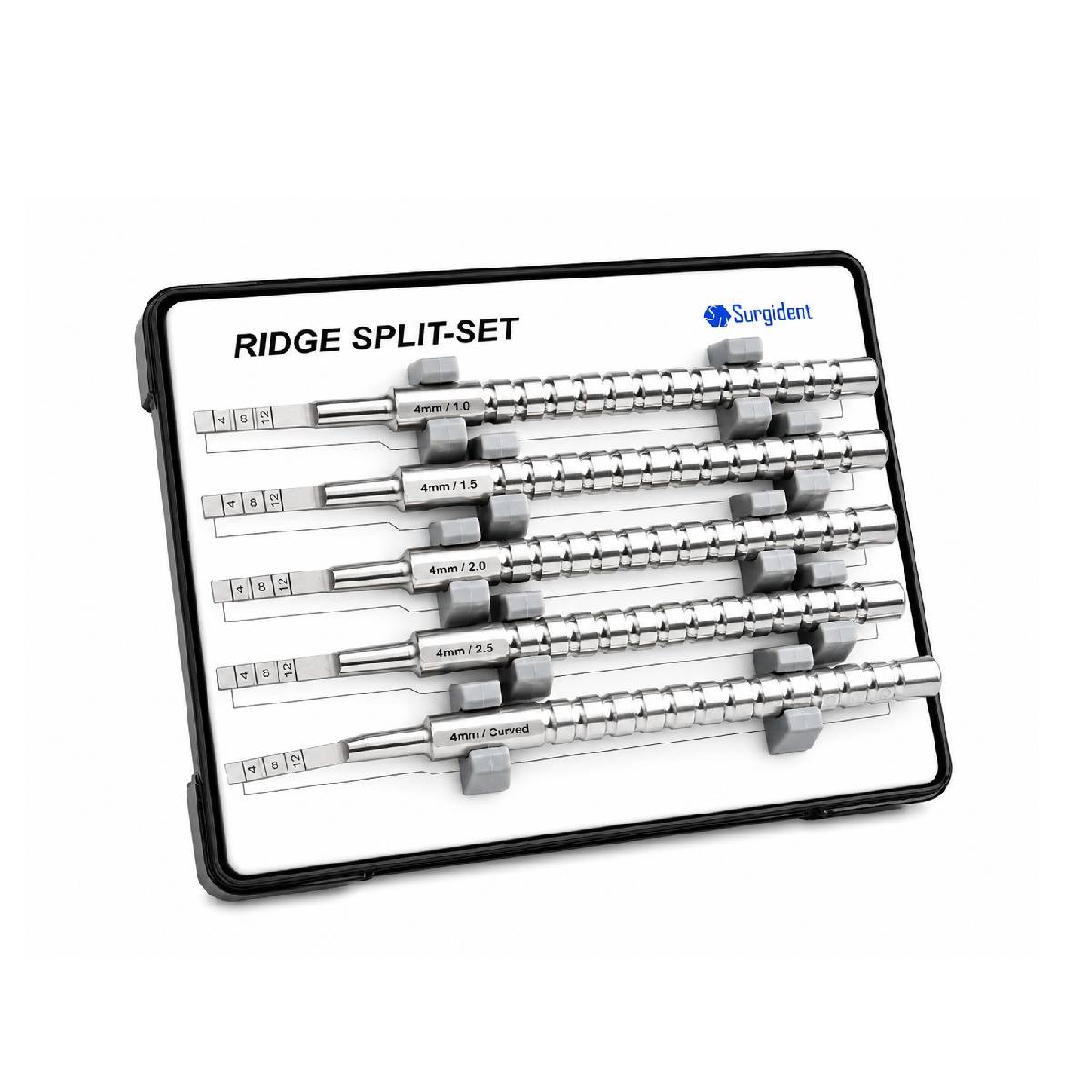 Surgident Ridge Split Set for Narrow Bone Ridge - Set of 5 (SD-RS)