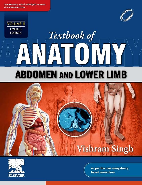 Textbook Of Anatomy: Abdomen And Lower Limb 4th Edition Volume 2 (ISBN - 264836)