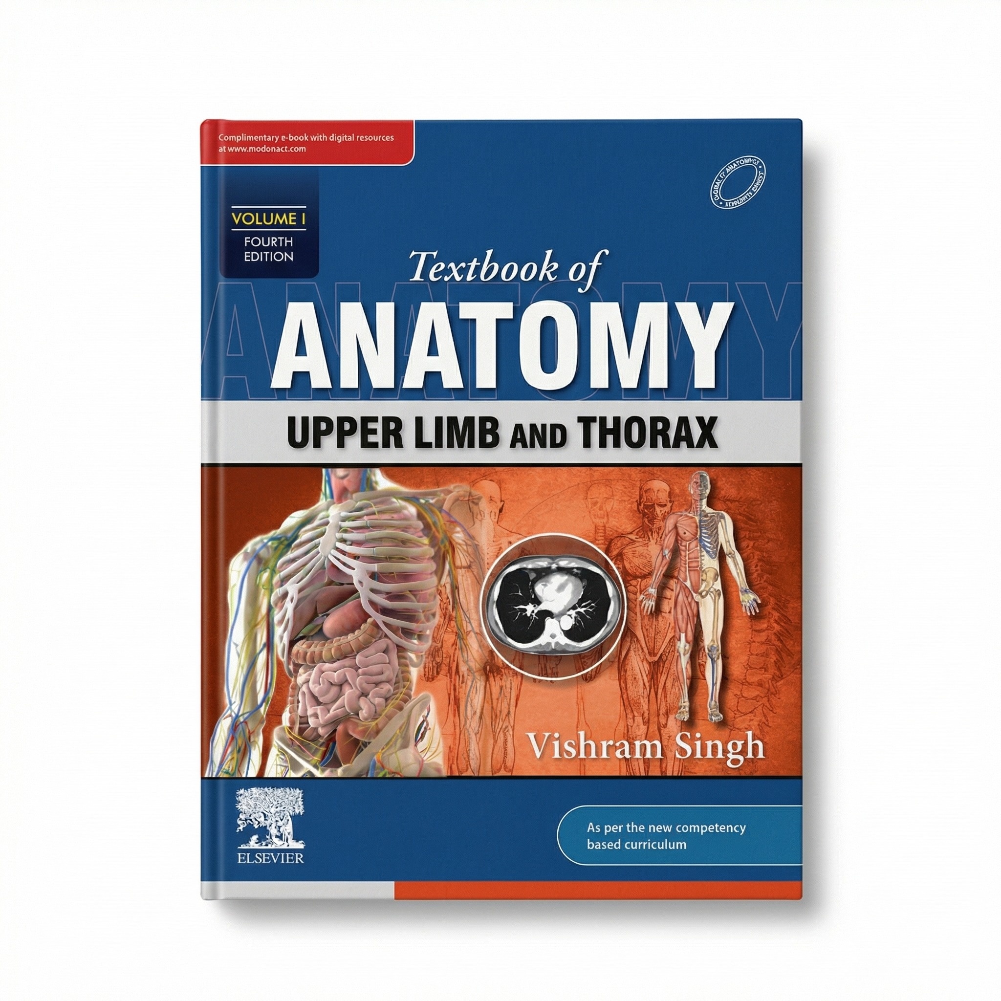 Textbook Of Anatomy: Upper Limb And Thorax 4th Edition Volume 1 (ISBN - 264812)