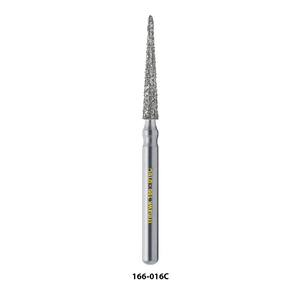 TriHawk Tooth Preparation Diamond Bur TR 166-016C (Pack of 1)