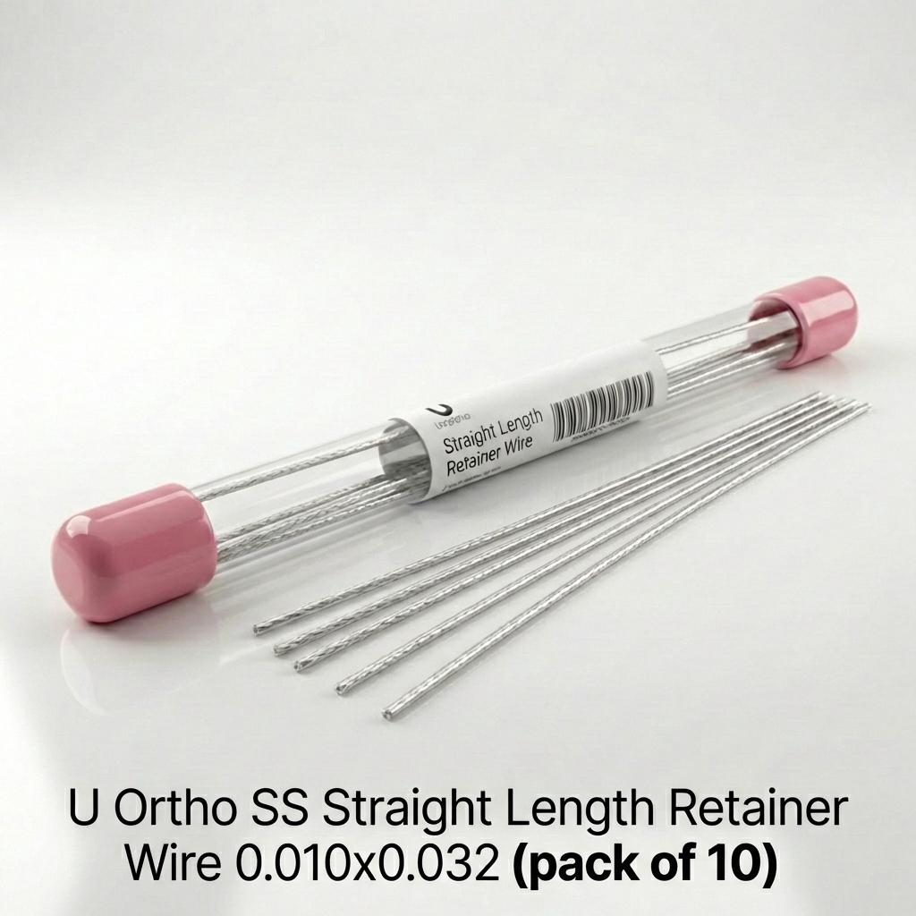 U Ortho Straight Length Retainer Wire 0.010x0.032 (Pack of 10)