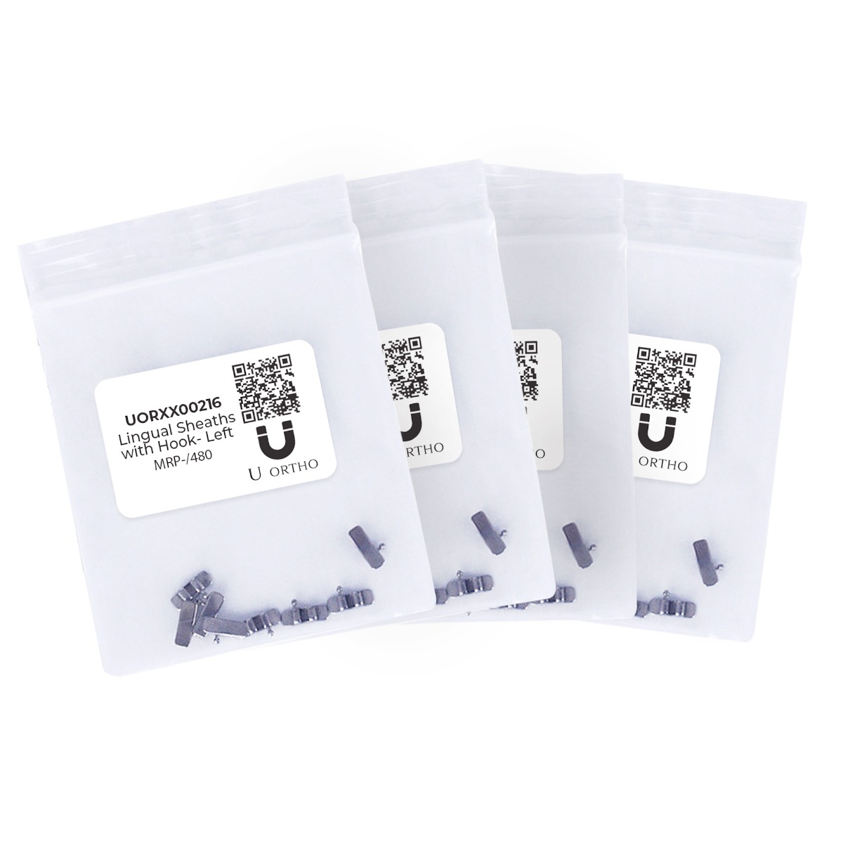 U orthodontics Lingual Sheaths with Hook - Left