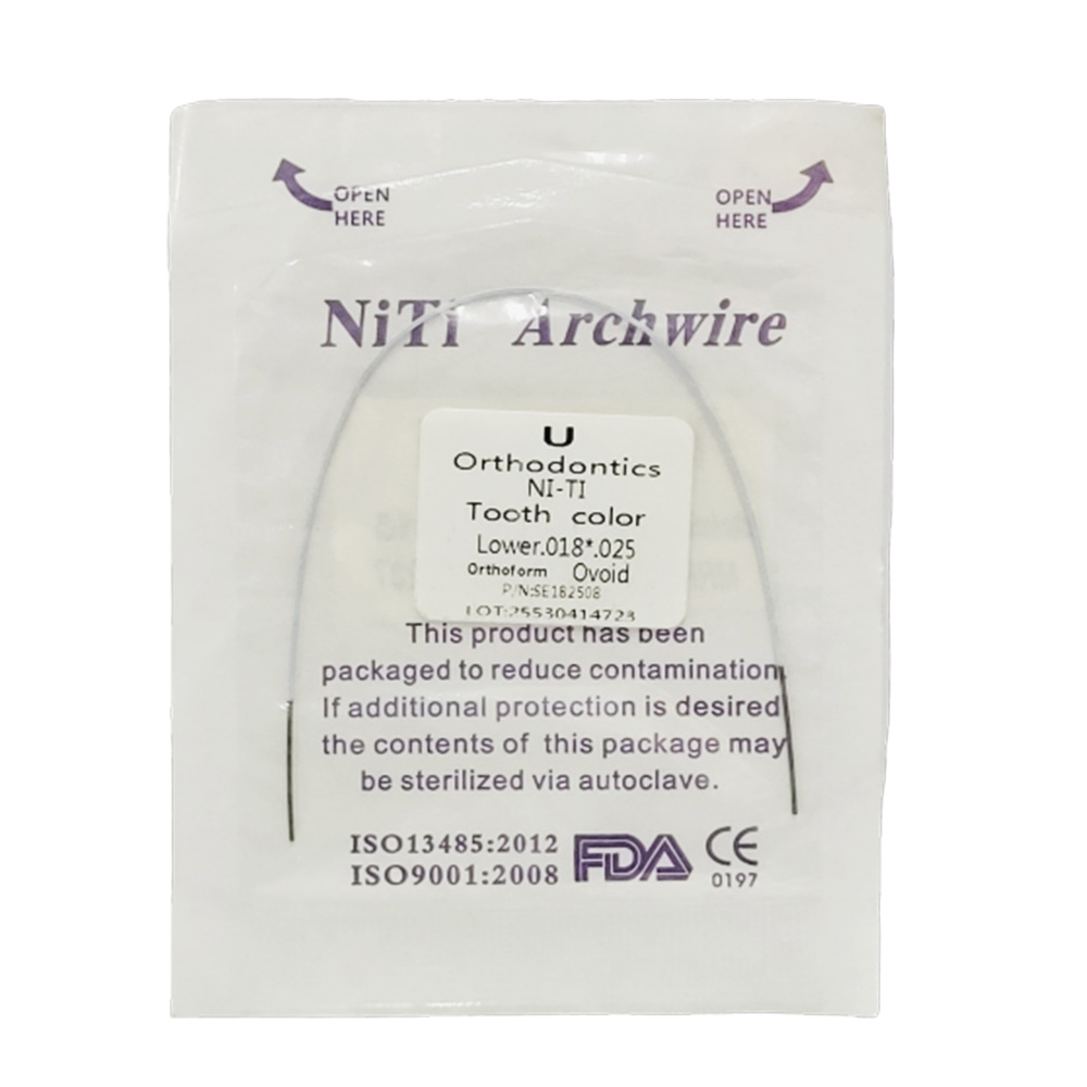U ortho Niti Tooth color wire-Rectangular Lower 18x25 (Pack of 1)