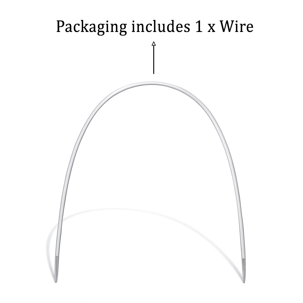 U Ortho Stainless Steel Tooth Color Wire - Ovoid (Pack of 1)